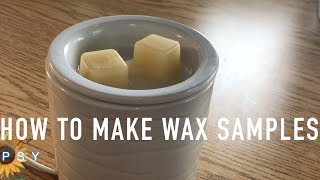 How To Make Wax Melt Samples [upl. by Mcdougall190]