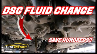 VW DSG Transmission Fluid Change Save HUNDREDS of Dollars [upl. by Ecargyram]