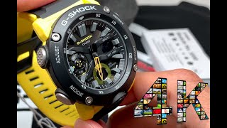 Gshock Carbon Core Guard GA2000 NEW MODEL Thorough Review IN 4K RES [upl. by Beebe]