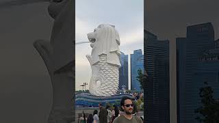 The Merlion is the official mascot of Singapore travel merlionsingapore singapore highlights [upl. by Nisa821]