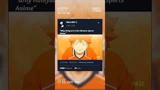 Hinata ShoyoHaikyuu 4K Editanime animeedit animememes haikyuu shorts [upl. by Goodspeed]