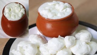 2 मिनट में बनाए दही से मक्खन  Orignal Butter from Curd  How to make Butter at Home  Village food [upl. by Ilac61]