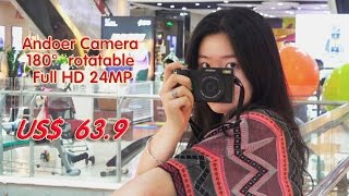 Andoer CDR2 1080P 15fps Full HD 24MP Digital Camera [upl. by Assili623]