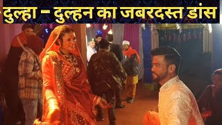 Viral Wedding Dance 💃🔥  Dhai Hathe Dhameli  Manoj Arya and Priyanka Mehar [upl. by Nehtiek]