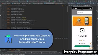 How to Implement App Open Ad in Android Studio Using Java [upl. by Irrahs]