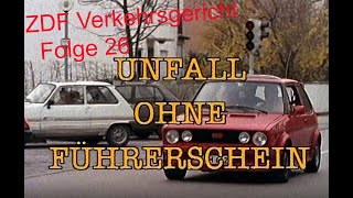 Verkehrsgericht 26 Unfall ohne Führerschein  ZDF 1991  ob das eine gute Idee war [upl. by Aiyn161]