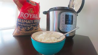 How to cook Basmati Rice in instant pot  White rice Basmati in pressure cooker [upl. by Anner]