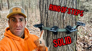 SADDLE HUNTINGRing of StepsAffordable and STURDYGiveaway mobilehunting runandgun deerhunting [upl. by Hewie]