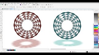 Best Circle Design Tutorial in CorelDraw [upl. by Annawal]