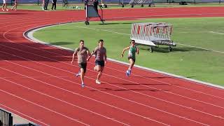 Ht 7 100m Men Winter Series meet 3 UQ Sports Centre 14 September 2024 [upl. by Devitt]