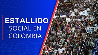 Se cumplen cuatro años del estallido social en Colombia [upl. by Geldens]