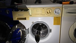 Hotpoint 1200 Washer Dryer 9936 Aquarius System Waschtrockner [upl. by Cacilia]