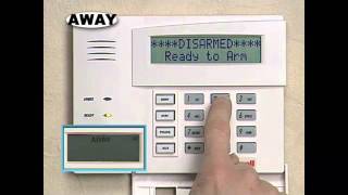 How to operate Vista Alarm System Security Systems Los Angeles [upl. by Zetrok136]