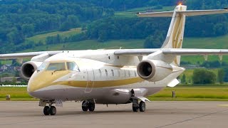 RARE Dornier 328JET C5CGA from Gambia Landing at Bern [upl. by Yann31]