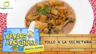 Receta de Pollo a la secretaria por Karlos Arguiñano [upl. by Rose]