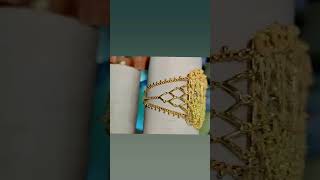 gold mantasha lightweightgoldjewellerydesigns2024 partywear fashion trending [upl. by Sukhum]