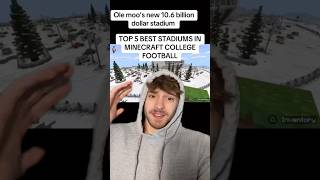 Top 5 best stadiums in Minecraft college football [upl. by Ursel]