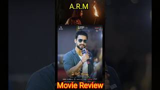 ARM Movie Review 🔥😱 ajayanterandammoshanam tovinothomas shortsyoutube [upl. by Archibald]