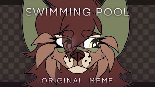 SWIMMING POOL  ORIGINAL Animation Meme  FlipaClip [upl. by Ellezaj153]