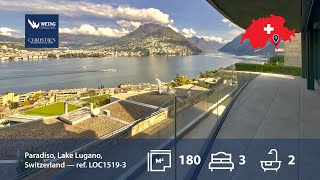 Skydeck In LuganoParadiso zu verkaufen – Wohnung mit herrlichem Seeblick auch als Zweitwohnsitz [upl. by Lainahtan]