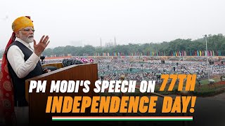 PM Narendra Modis 77th Independence Day Speech from Red Fort [upl. by Nylrac]