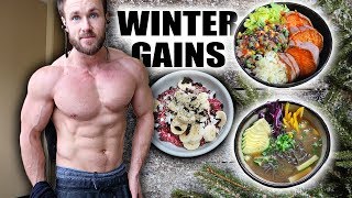 WHAT I EAT WINTER BULK  JUST THE FOOD [upl. by Zenger]