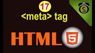 Meta Tag in html example  HTML tutorial 17 [upl. by Ahsikcin919]