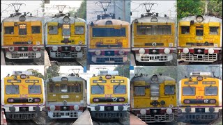 12 in 1 Amazing multicolored different model EMU local trains at Palta Station I Kolkata Trains [upl. by Nhar873]