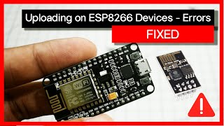 How to fix errors while uploading the program on the ESP8266 NodeMCU [upl. by Razid]