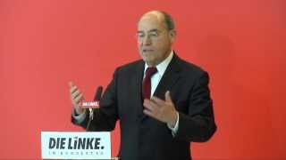 Gregor Gysi DIE LINKE Kabinettsklausur mit mageren Ergebnissen [upl. by Nomsed]