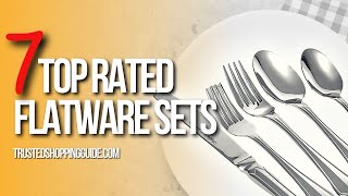 ✅ TOP 7 BEST Flatware  Spoon and Fork Reviews [upl. by Houlberg]