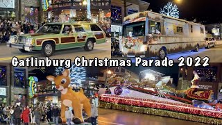 Gatlinburg Christmas Parade 2022 Smoky Mountains Tennessee artiststorytellerdonny [upl. by Yzus]