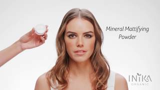 How To Mineral Mattifying Powder  INIKA Organic [upl. by Mimajneb830]