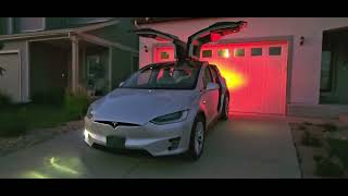 2018 Tesla Model X 75D Light Show [upl. by Nielson]