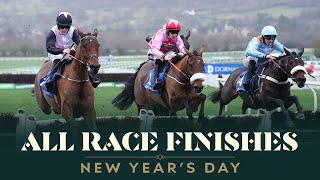 ALL RACE FINISHES FROM CHELTENHAM RACECOURSE ON NEW YEARS DAY [upl. by Judson]