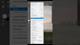 how to change sky in photoshop shorts [upl. by Hrutkay561]