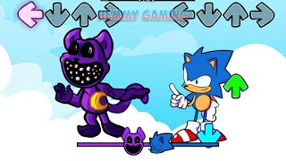 FNF Smiling Critters ALL PHASES vs Sonic ALL PHASES Sings Pony Girl  Sonic Frontiers FNF Mods [upl. by Witty]