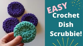 EASIEST Crochet Scrubbies  Free Pattern and Tutorial [upl. by Benkley996]