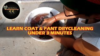 Coat Pant Dry Clean  How To Dry Clean Coat and Pant At Home In Hindi  Radhe Radhe Drycleaners [upl. by Leummas]