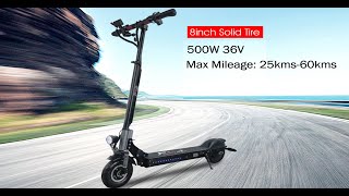 8inch wheel Electric Scooter 36V 500W 800W two roues electric scooter [upl. by Ares435]