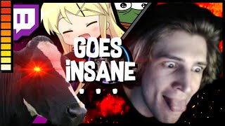 xQc GOES INSANE  Succumbs To Anime amp Let His Inner CLOSET WEEB Take Control  AYAYA Clap  wChat [upl. by Mureil981]