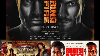 February Boxing Schedule boxing tysonfury oleksandrusyk jaiopetaia mairisbreidis wbc wba [upl. by Syck561]