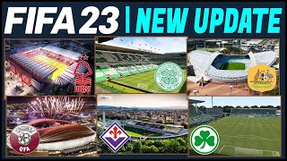 FIFA 23 NEWS  20 NEW CONFIRMED LICENSED STADIUMS ✅ [upl. by Zarihs]