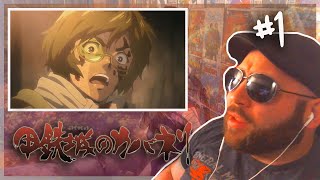 Kabaneri Of The Iron Fortress  Ep 1 Reaction  Frightened Corpse [upl. by Ati457]