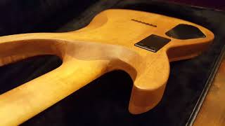 JACKSON USA B7 BARITONE SEVEN 7 STRING EMG FLAME WALNUT GUITAR UP CLOSE REVIEW VIDEO [upl. by Sy]