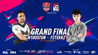 F2TEKKZ VS M10 USTUN GRAND FINAL FUT 19 CHAMPIONS CUP MARCH [upl. by Wappes42]