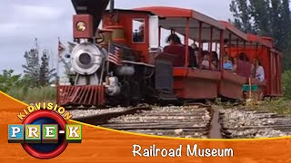 Railroad Museum  Virtual Field Trip  KidVision PreK [upl. by Thorr408]