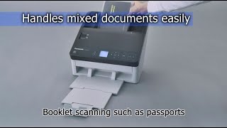 Panasonic Document Scanner Key Function quotBooklet Passport Scanningquot [upl. by Tiler]