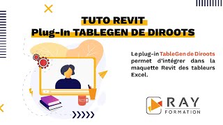 Tuto Revit Présentation du Plugin TableGEN de Diroots [upl. by Poyssick804]