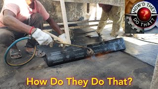 Bitumine Tar Sheet for Waterproofing How To Apply Correctly What to Do Before Applying [upl. by Schnur261]